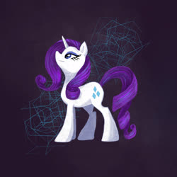 Size: 2048x2048 | Tagged: safe, artist:pfeffaroo, rarity, pony, unicorn, g4, abstract background, female, high res, mare, solo