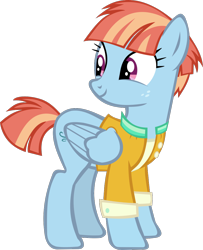 Size: 874x1074 | Tagged: safe, artist:thebosscamacho, windy whistles, pegasus, pony, g4, female, simple background, solo, transparent background, vector