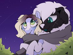 Size: 1450x1080 | Tagged: safe, artist:crimmharmony, oc, oc only, earth pony, pony, duo, furry