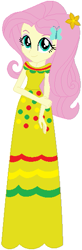 Size: 187x567 | Tagged: safe, artist:selenaede, artist:user15432, fluttershy, human, equestria girls, g4, base used, cinco de mayo, clothes, dress, flower, flower in hair, hairpin, hand on arm, solo, yellow dress