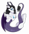 Size: 3000x3500 | Tagged: safe, artist:gigason, oc, oc only, draconequus, hybrid, female, high res, interspecies offspring, offspring, parent:discord, parent:rarity, parents:raricord, simple background, solo, transparent background