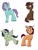 Size: 768x1024 | Tagged: safe, artist:princessmuffinart, oc, earth pony, pegasus, pony, unicorn