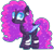 Size: 2250x2055 | Tagged: safe, artist:kurosawakuro, oc, oc only, bat pony, pony, base used, colored pupils, female, high res, magical lesbian spawn, mare, offspring, parent:pinkie pie, parent:princess luna, parents:lunapie, simple background, solo, transparent background