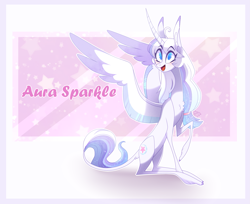 Size: 2561x2087 | Tagged: safe, artist:sugaryicecreammlp, oc, oc only, oc:aura sparkle, alicorn, pony, female, high res, mare, slender, solo, thin