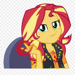 Size: 880x873 | Tagged: safe, edit, edited screencap, screencap, sunset shimmer, equestria girls, g4, my little pony equestria girls: better together, alpha channel, clothes, jacket, pencil