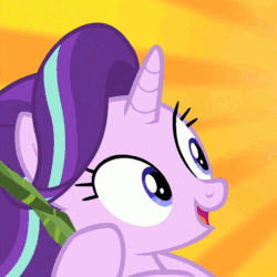 Size: 960x960 | Tagged: safe, screencap, starlight glimmer, pony, unicorn, road to friendship, animated, loop, solo