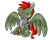 Size: 2500x2000 | Tagged: safe, artist:euspuche, oc, oc only, oc:jet lag, pegasus, pony, cheek fluff, commission, high res, plushie, simple background, solo, teddy bear, transparent background
