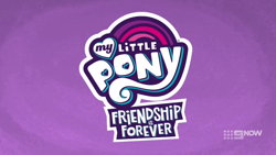 Size: 1280x720 | Tagged: safe, screencap, g4, my little pony: friendship is forever, abstract background, logo, my little pony logo, no pony, title card