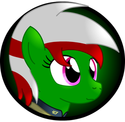 Size: 1000x977 | Tagged: safe, artist:lakword, oc, oc only, oc:wandering sunrise, pony, fallout equestria, clothes, female, happy, icon, jumpsuit, mare, smiling, solo, vault suit