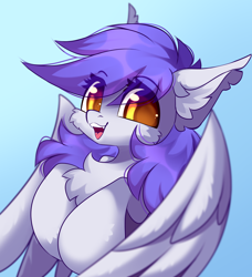 Size: 3296x3609 | Tagged: safe, artist:airiniblock, oc, oc only, oc:gabriel, pegasus, pony, rcf community, chest fluff, commission, cute, high res, solo