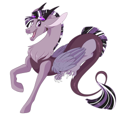 Size: 2700x2500 | Tagged: safe, artist:gigason, oc, oc only, draconequus, hybrid, high res, interspecies offspring, male, offspring, parent:discord, parent:twilight sparkle, parents:discolight, simple background, solo, transparent background