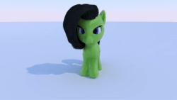 Size: 2560x1440 | Tagged: safe, artist:anon-0df3, oc, oc only, oc:filly anon, 3d, animated, blender, blender cycles, female, filly, happy, no sound, prancing, smiling, webm