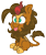 Size: 730x874 | Tagged: safe, artist:fluffyxai, oc, oc only, oc:earthen spark, kirin, chibi, pixel art, silly, simple background, sitting, solo, tongue out, transparent background