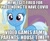 Size: 1207x1000 | Tagged: safe, edit, edited screencap, editor:useraccount, screencap, trixie, pony, unicorn, g4, my little pony: friendship is magic, student counsel, caption, coronavirus, covid-19, cropped, cute, diatrixes, excessive exclamation marks, female, fired, image macro, meme, mfw, my face when, reaction image, smiling, solo, text, video game