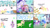 Size: 1920x1080 | Tagged: safe, artist:cinimod, angel bunny, fluttershy, princess celestia, princess luna, spike, twilight sparkle, alicorn, dragon, pegasus, pony, comic:flitter floosh is a bad pone, g4, 1000 hours in ms paint, big crown thingy, comic, crystal heart, dab, element of generosity, element of honesty, element of kindness, element of laughter, element of loyalty, element of magic, elements of harmony, female, gold, hammer, hose, jewelry, knife, male, mare, regalia, speech bubble, text, twilight sparkle (alicorn), water