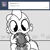 Size: 896x892 | Tagged: safe, artist:mamatwilightsparkle, maud pie, spike, dragon, pony, unicorn, tumblr:mama twilight sparkle, g4, baby, baby spike, comic, cute, gem, male, mama twilight, monochrome, solo, spikabetes, tumblr, younger