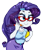 Size: 700x836 | Tagged: safe, artist:pia-sama, rarity, equestria girls, g4, clothes, cute, female, glasses, notepad, pencil, raribetes, rarity's glasses, simple background, skirt, solo, transparent background