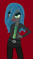 Size: 366x640 | Tagged: source needed, safe, artist:furrydiva, queen chrysalis, equestria girls, g4, base used, belt, equestria girls-ified