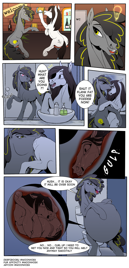 ...earth pony, pony, alcohol, anus, bar, bathroom, belly, big belly, but wh...
