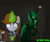 Size: 4854x4079 | Tagged: safe, artist:vector-brony, oc, oc only, oc:littlepip, alicorn, pony, unicorn, fallout equestria, alicorn oc, artificial alicorn, bag, clothes, fanfic, fanfic art, female, glowing horn, green alicorn (fo:e), gritted teeth, gun, handgun, hooves, horn, jumpsuit, levitation, little macintosh, magic, mare, optical sight, pipbuck, pistol, raised hoof, revolver, saddle bag, scared, scope, telekinesis, vault suit, weapon, wings