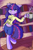 Size: 1000x1500 | Tagged: safe, artist:an_anon_artist, twilight sparkle, anthro, g4, clothes, coffee, female, floppy ears, golden oaks library, hand, messy mane, midriff, pajamas, pun, solo, tired, unamused
