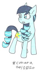 Size: 639x1109 | Tagged: safe, artist:cmara, coloratura, earth pony, pony, g4, female, mare, rara, simple background, solo, traditional art, white background