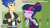 Size: 889x500 | Tagged: safe, editor:thor-disciple, flash sentry, sci-twi, twilight sparkle, equestria girls, g4, my little pony equestria girls: friendship games, asian, bad eyesight, impression, japan, japanese, narrowed eyes, remake, the karate kid, twiilght sparkle, we are going to hell