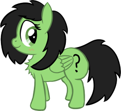 Size: 702x642 | Tagged: safe, artist:craftycirclepony, derpibooru exclusive, oc, oc only, oc:filly anon, pegasus, pony, blushing, chest fluff, female, filly, food, heart eyes, looking at you, pear, simple background, smiling, solo, thick, transparent background, wingding eyes