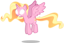 Size: 4000x2740 | Tagged: safe, artist:orin331, luster dawn, alicorn, pony, g4, alicornified, female, glowing eyes, high res, lustercorn, mare, race swap, show accurate, simple background, solo, transparent background, vector