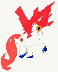 Size: 1436x1772 | Tagged: safe, artist:suckiboi45, oc, pony, unicorn, terribly drawn