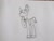 Size: 4032x3024 | Tagged: safe, artist:bigmackintosh, pony, disney, fear (inside out), inside out, male, monochrome, pixar, ponified, solo, stallion, traditional art