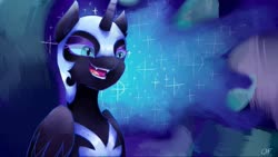 Size: 1280x720 | Tagged: safe, artist:machinestigma, nightmare moon, alicorn, pony, g4, the cutie re-mark, alternate timeline, beautiful, female, mare, nightmare takeover timeline, scene interpretation, solo