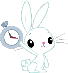 Size: 2789x3000 | Tagged: safe, artist:404compliant, angel bunny, rabbit, a bird in the hoof, g4, animal, chronometer, high res, male, simple background, solo, transparent background, vector