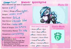 Size: 2610x1794 | Tagged: safe, artist:krd, artist:scarfyace, oc, oc only, oc:misty (krd), earth pony, pony, bimbony, blue hair, blue lipstick, boots, clothes, collar, cutie mark, ear piercing, eyeshadow, facial piercing, fishnets, fluffy, green eyeshadow, hair, high res, id card, jacket, jewelry, lipstick, makeup, nose piercing, panties, piercing, puffed chest, quadrupedal, rubber, shoes, socks, solo, stockings, tattoo, text, thigh highs, underwear