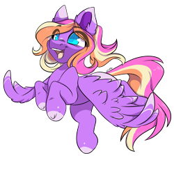 Size: 2587x2590 | Tagged: safe, artist:missclaypony, oc, oc only, pegasus, pony, female, flying, high res, mare, simple background, solo, transparent background