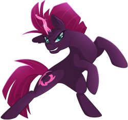 Size: 749x700 | Tagged: safe, artist:crowneprince, tempest shadow, pony, unicorn, g4, commission, crystal, female, prosthetic horn, prosthetics, simple background, solo, transparent background