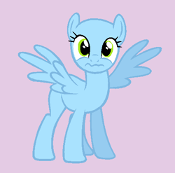 Size: 495x490 | Tagged: safe, artist:rain-approves, oc, pegasus, pony, base, eyelashes, pegasus oc, simple background, solo, spread wings, wavy mouth, wings