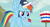 Size: 1767x945 | Tagged: safe, screencap, rainbow dash, pony, common ground, g4, my little pony: friendship is magic, appleloosa, coach, coach rainbow dash, coaching cap, cute, dashabetes, female, hoof hold, mare, race, race track, rainbow dashs coaching whistle, referee, referee rainbow dash, solo, that pony sure does love whistles, training, whistle, whistle necklace