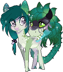 Size: 208x237 | Tagged: safe, artist:unknown-artist99, oc, oc only, cow plant pony, monster pony, original species, plant pony, augmented tail, horns, open mouth, pixel art, plant, sharp teeth, simple background, smiling, teeth, thorn, transparent background