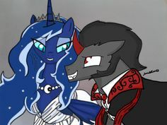 Size: 236x177 | Tagged: safe, artist:lunaofficial, king sombra, princess luna, vampire, vampony, g4, crossover, dracula, female, male, ship:lumbra, shipping, straight