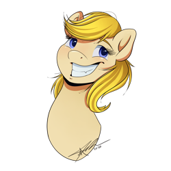 Size: 1024x1024 | Tagged: safe, artist:mindlesssketching, oc, oc only, oc:peacock studios, earth pony, pony, bust, portrait, simple background, solo, transparent background