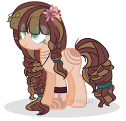 Size: 1068x1028 | Tagged: safe, artist:chaostrical, artist:harukamizuki-chan, oc, oc only, oc:kare berr, earth pony, pony, base used, female, mare, simple background, solo, transparent background