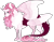 Size: 2700x2121 | Tagged: safe, artist:gigason, oc, oc only, draconequus, hybrid, female, high res, interspecies offspring, offspring, parent:discord, parent:princess celestia, parents:dislestia, simple background, solo, transparent background