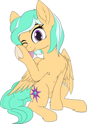Size: 2370x3367 | Tagged: safe, artist:calena, derpibooru exclusive, oc, oc only, oc:mango foalix, pony, high res, simple background, solo, transparent background