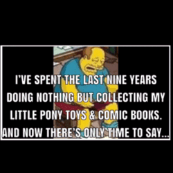 Size: 320x320 | Tagged: safe, artist:kalecgos, fluttershy, g4, animated, comic, comic book guy, female, male, meme, satire, the simpsons