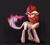 Size: 2242x2000 | Tagged: safe, artist:koviry, autumn blaze, kirin, nirik, g4, sounds of silence, belly fluff, black background, ear fluff, female, high res, imminent nirik, simple background, solo, tail on fire