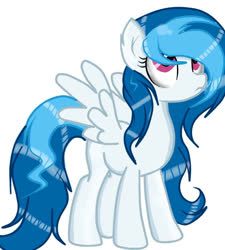 Size: 847x943 | Tagged: safe, artist:applerougi, oc, oc only, pegasus, pony, female, mare, simple background, solo, white background