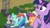 Size: 896x504 | Tagged: safe, screencap, bon bon, dark moon, graphite, lily, lily valley, lyra heartstrings, minty green, mochaccino, rainbow dash, rare find, scootaloo, sweetie drops, twilight sparkle, velvet light, written script, alicorn, earth pony, pegasus, pony, unicorn, g4, the washouts (episode), alicornified, animation error, background pony, female, filly, lidded eyes, lyracorn, male, mare, race swap, rainbow dash is not amused, raised hoof, spot the alicorn, stallion, twilight sparkle (alicorn), unamused, waving