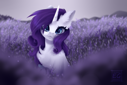 Size: 1095x730 | Tagged: safe, artist:elektra-gertly, rarity, pony, unicorn, g4, :3, big lips, chest fluff, commission, cute, ear fluff, female, looking at you, mare, raribetes, solo, your character here