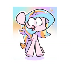 Size: 1040x960 | Tagged: safe, artist:sourspot, oc, oc only, oc:oofy colorful, pony, unicorn, solo